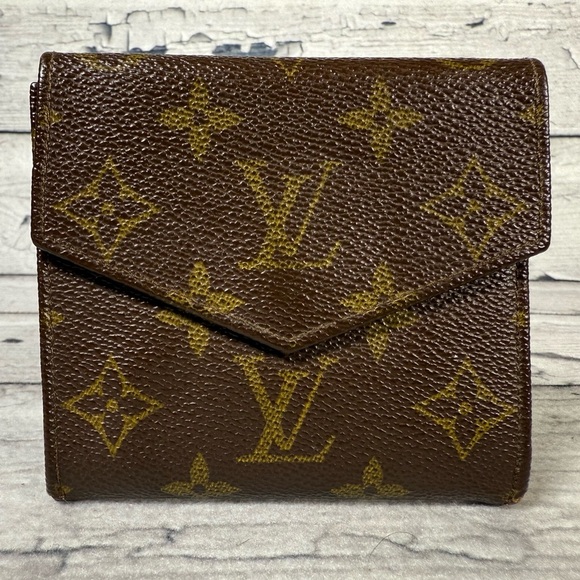 Louis Vuitton Portefeiulle Elise Trifold Wallet Monogram Canvas Leather - Picture 2 of 14